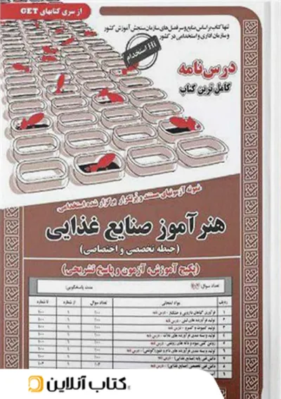 هنر آموز صنایع غذایی حیطه تخصصی سامان سنجش هنر آموز صنایع غذایی حیطه تخصصی سامان سنجش