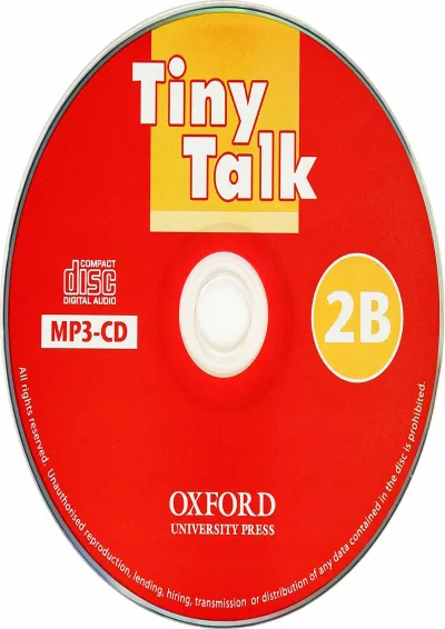 Tiny Talk 2B Student Book CD Tiny Talk 2B Student Book CD