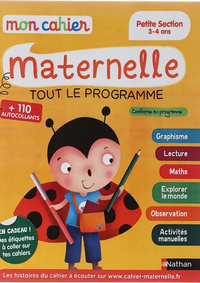 Mon Cahier maternelle 3-4 ans Mon Cahier maternelle 3-4 ans