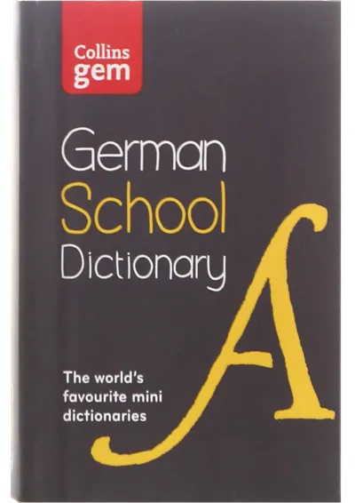 Collins Gem German School Dictionary Collins Gem German School Dictionary