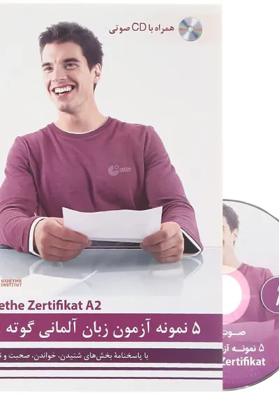 کتاب 5 نمونه آزمون زبان آلمانی گوته A2 کتاب 5 نمونه آزمون زبان آلمانی گوته A2
